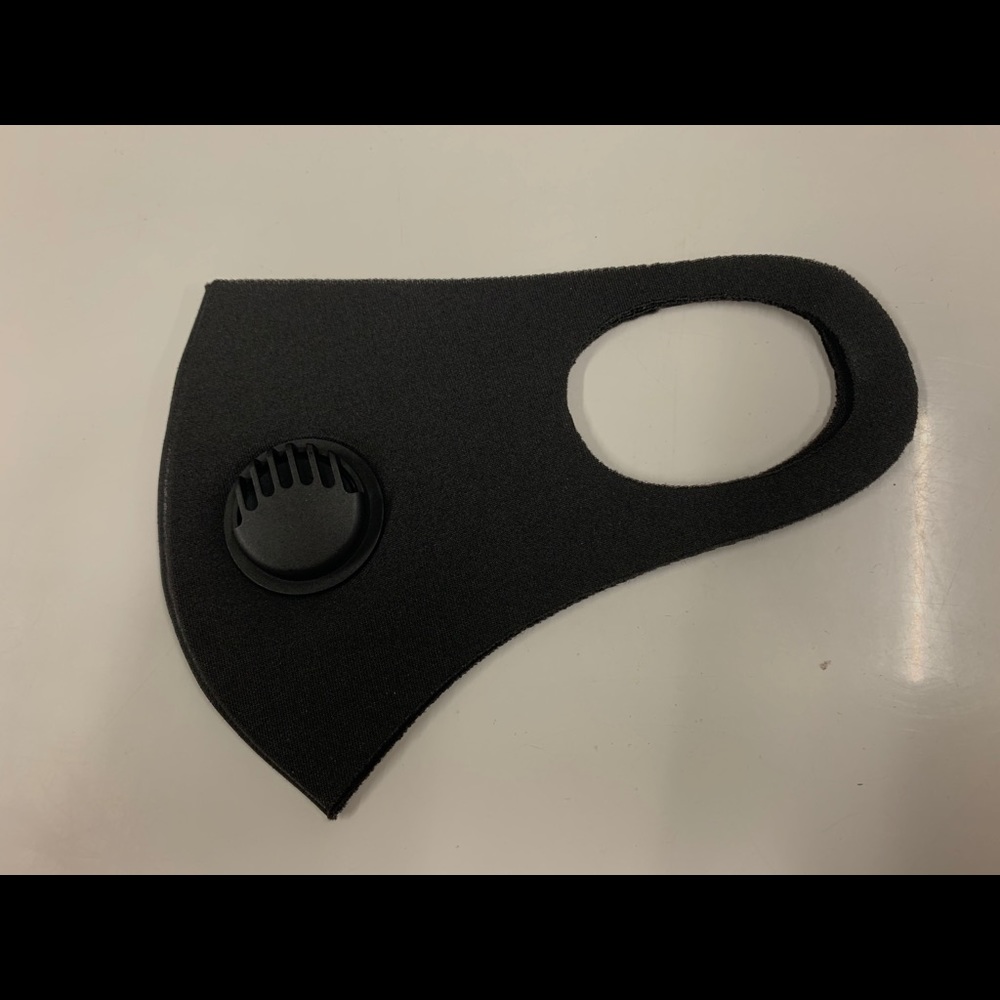 Fashionable Cloth Mask With Breathing Valve Filter - Picture 3 of 4